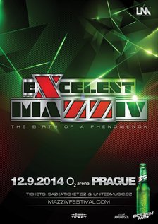 Excelent Mazziv festival se uskuteční 12. 9. 2014 v O2 areně